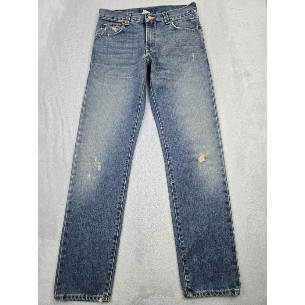 Vintage Levis 520 Blue Jeans Mens Size 29 x 32 Slouch Skinny Designer Levi's VTG